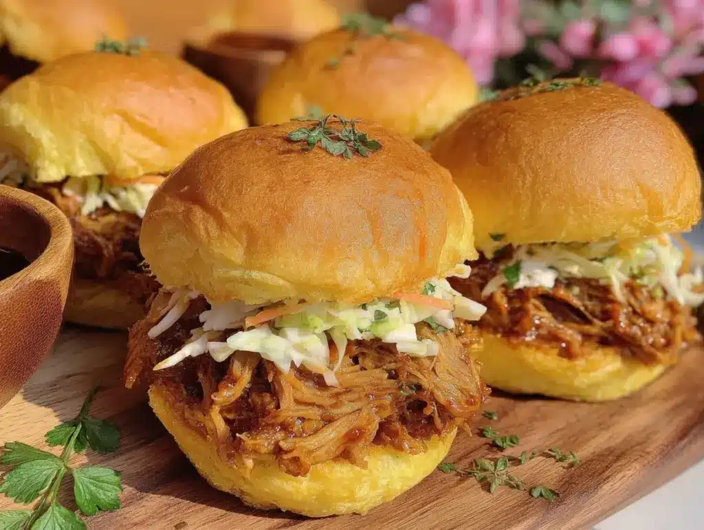 mini pulled pork sliders - featured image