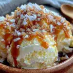 no-churn salted caramel ice cream - featured image