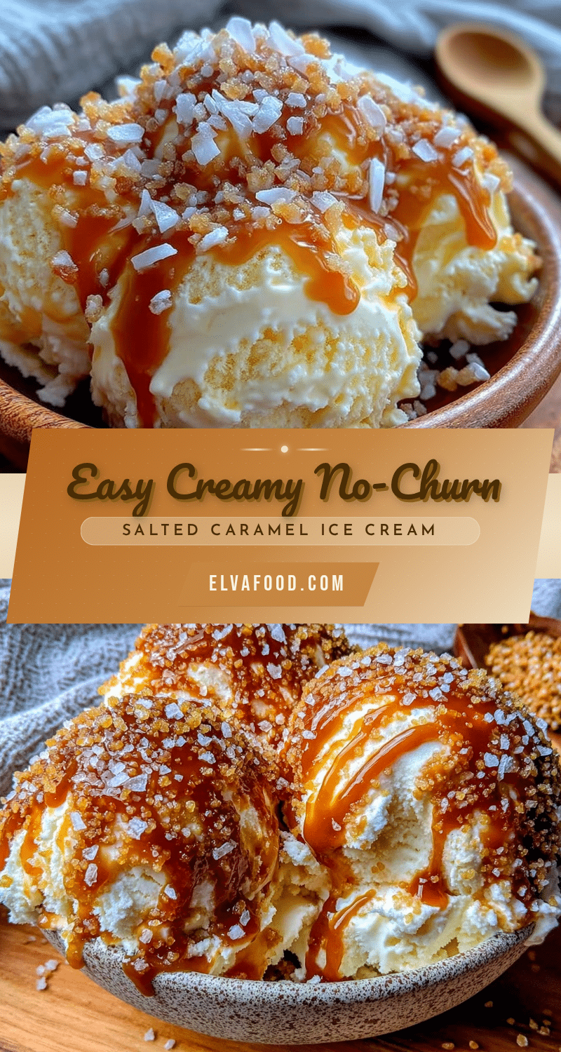no-churn salted caramel ice cream recipe