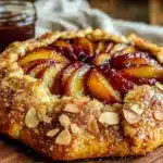 rustic nectarine galette - featured image