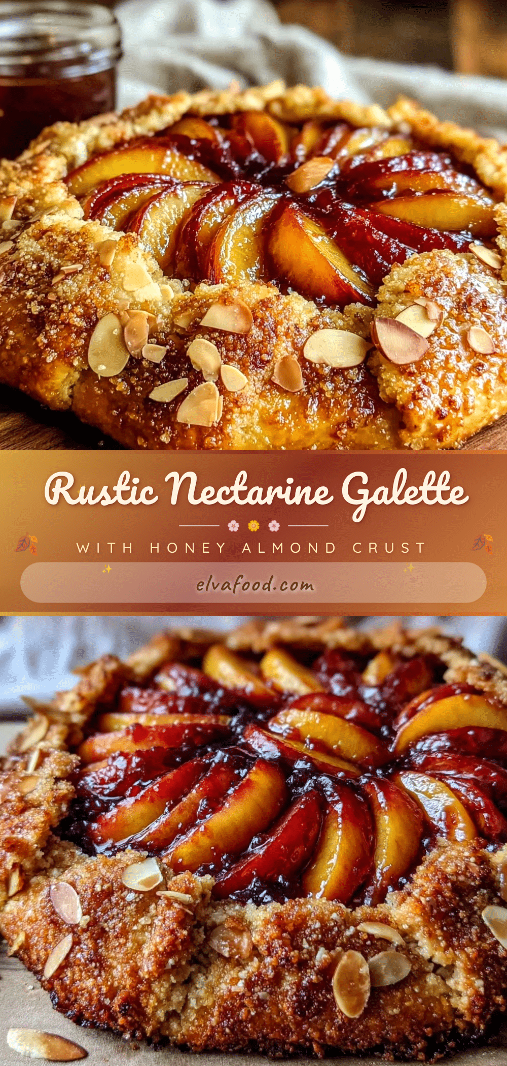 rustic nectarine galette recipe