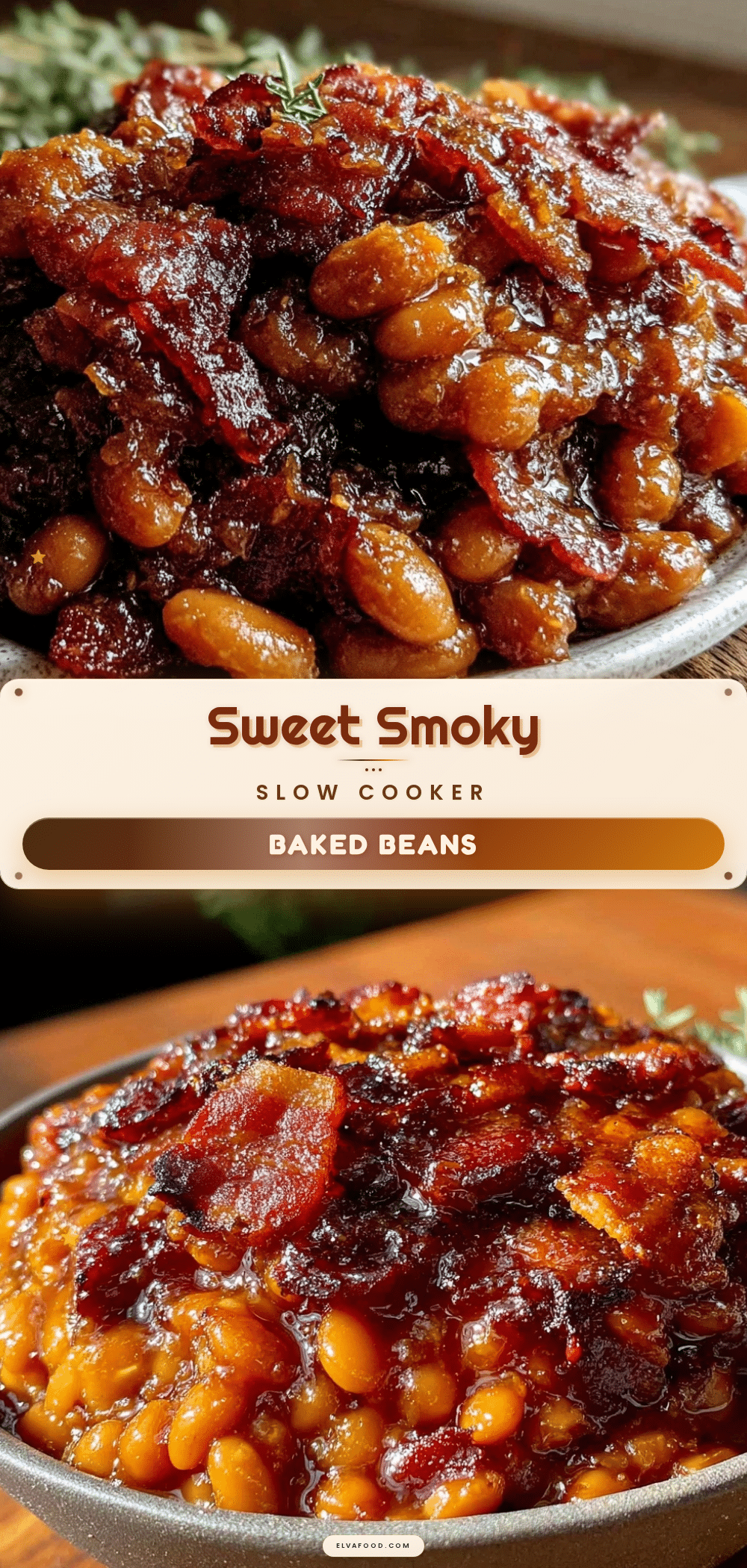savory baked beans with bacon slow cooker recipe recipe
