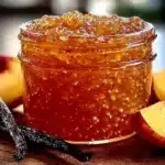 small-batch peach vanilla bean jam - featured image