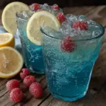sparkling blue raspberry lemonade - featured image