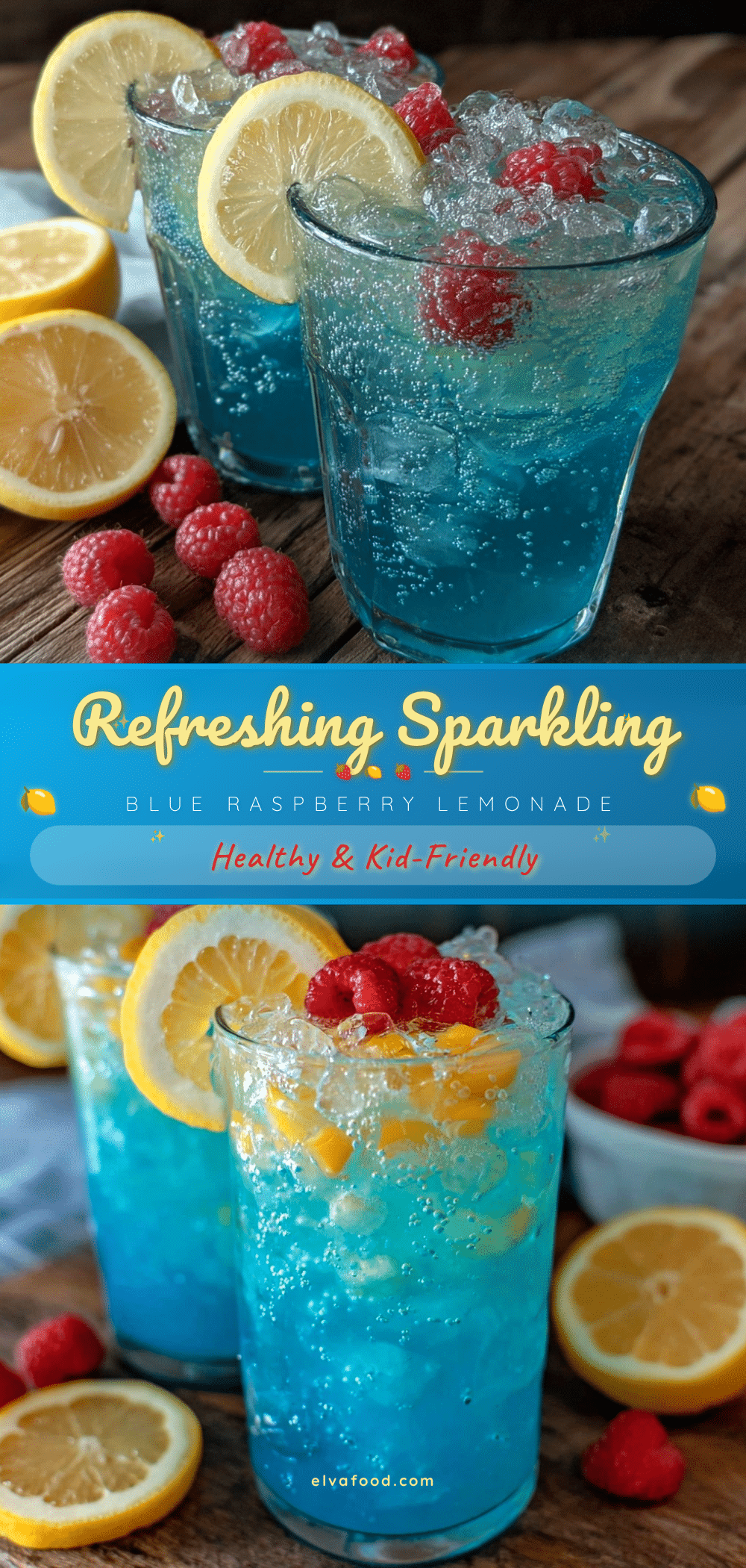 sparkling blue raspberry lemonade recipe
