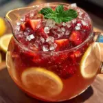 strawberry lemonade vodka punch - featured image