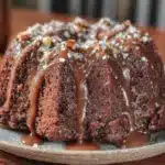 whiskey chocolate bundt cake - featured image