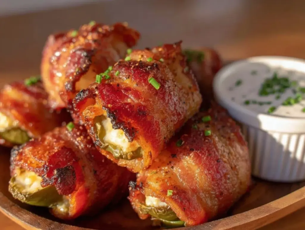 bacon-wrapped jalapeño poppers - featured image