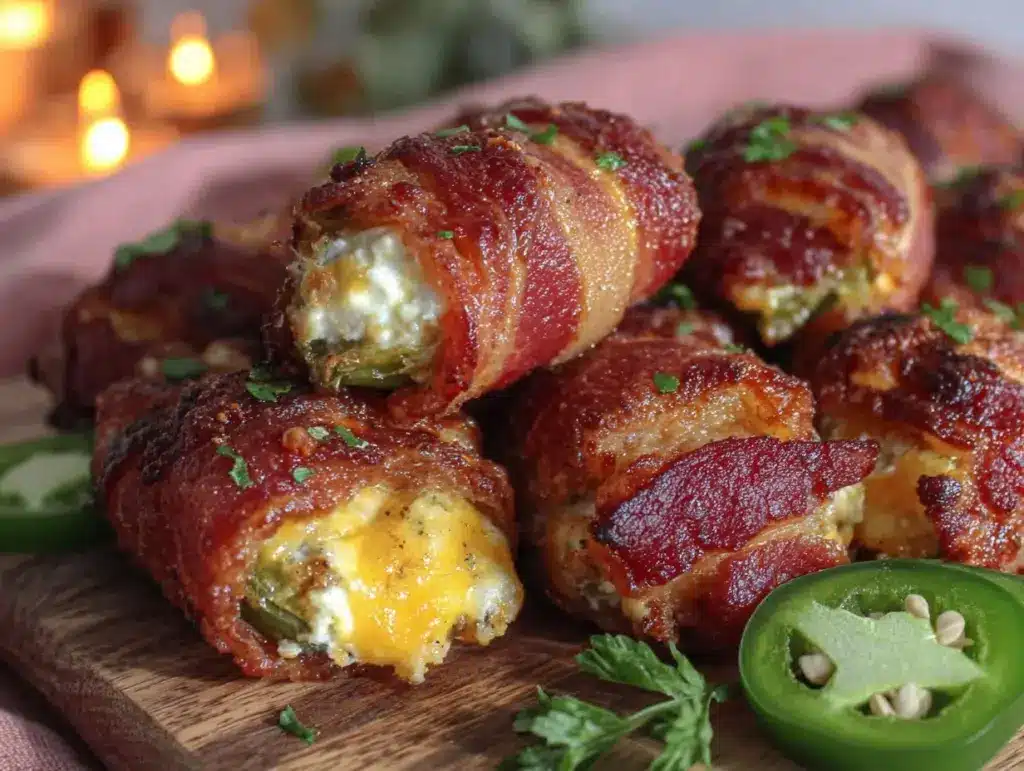 bacon-wrapped jalapeño poppers - featured image