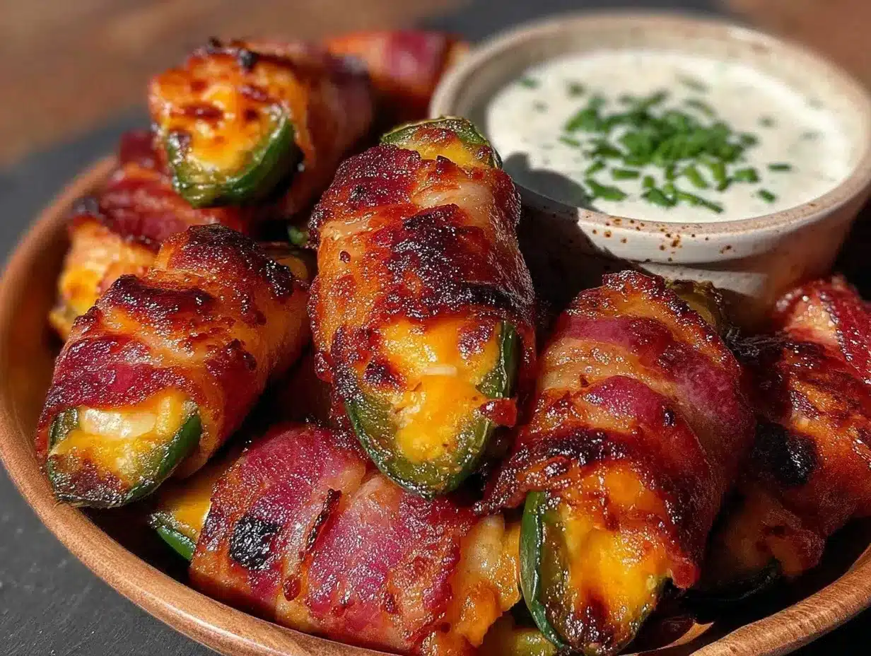 bacon-wrapped jalapeño poppers preparation steps