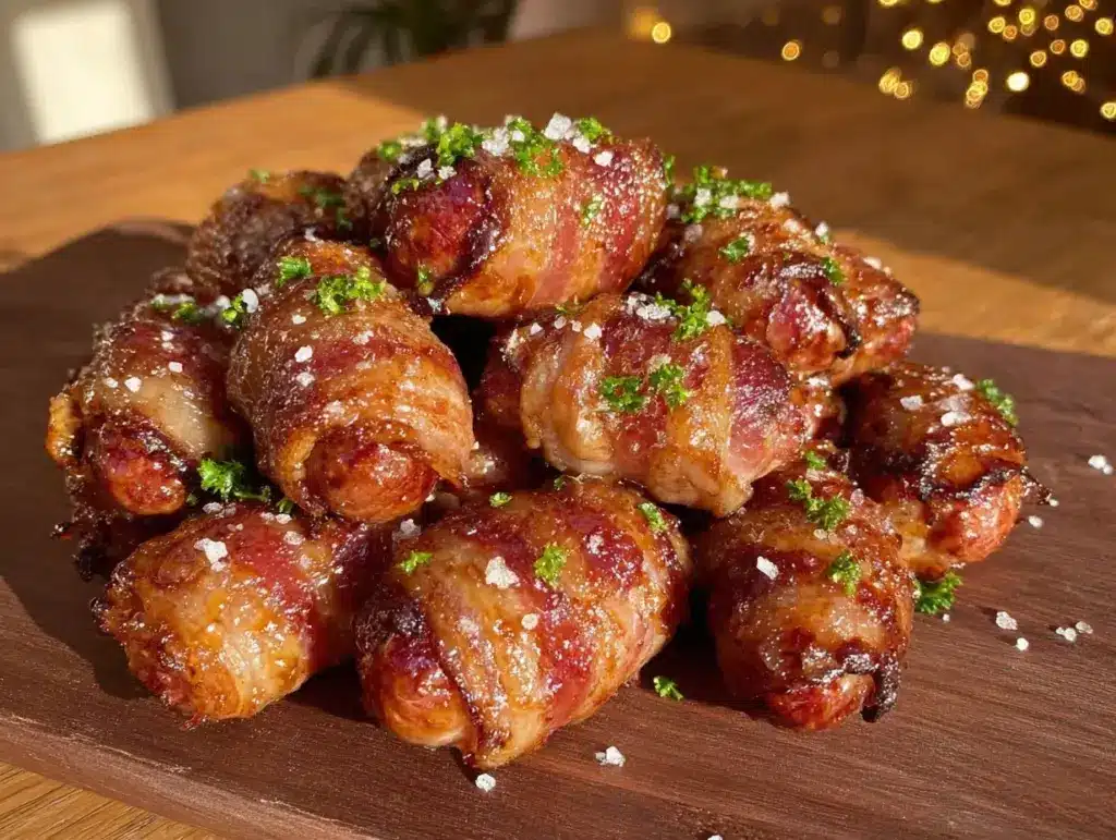 bacon-wrapped little smokies - featured image