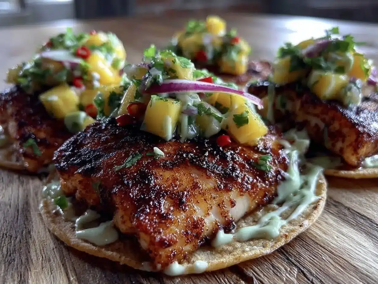 blackened mahi-mahi tacos preparation steps