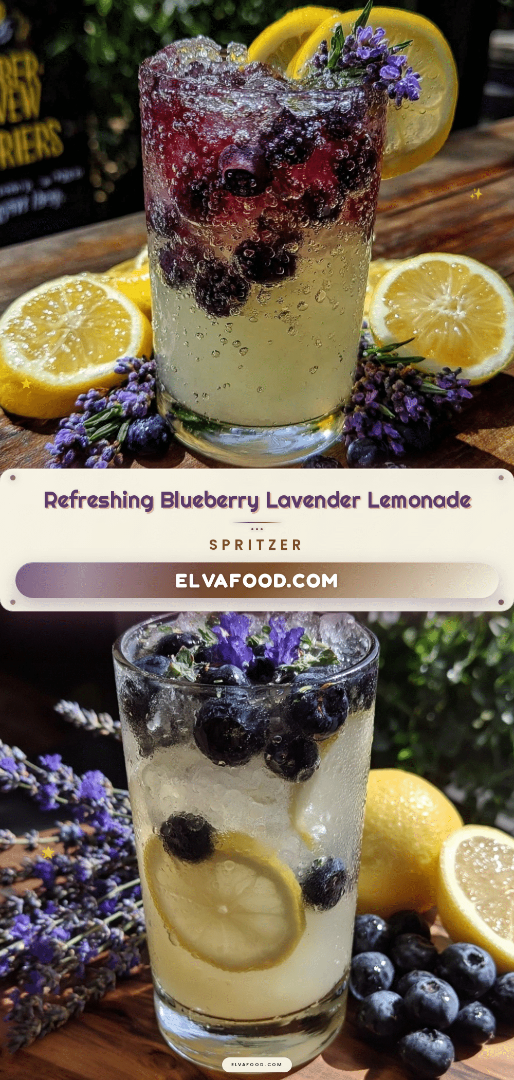 blueberry lavender lemonade spritzer recipe