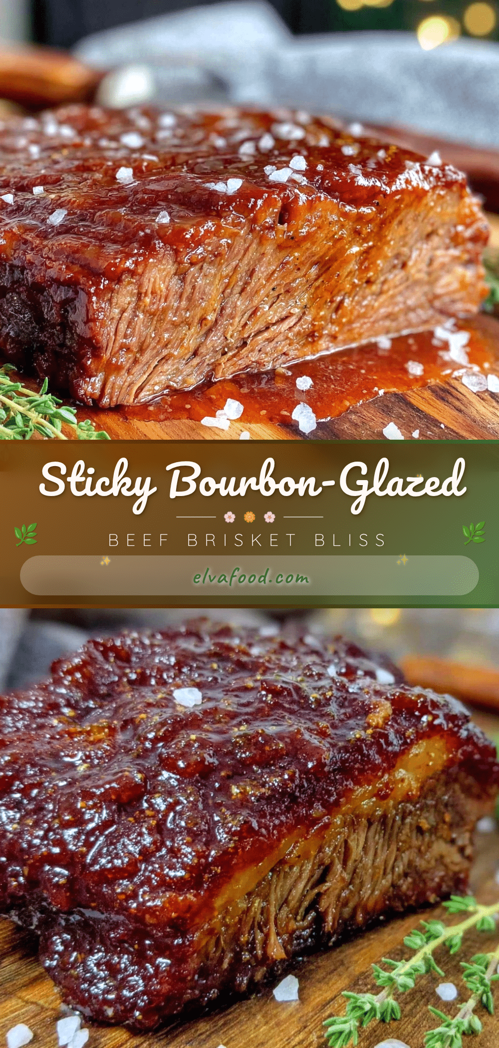 bourbon-glazed beef brisket recipe