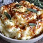 brown butter sage mashed potatoes - featured image