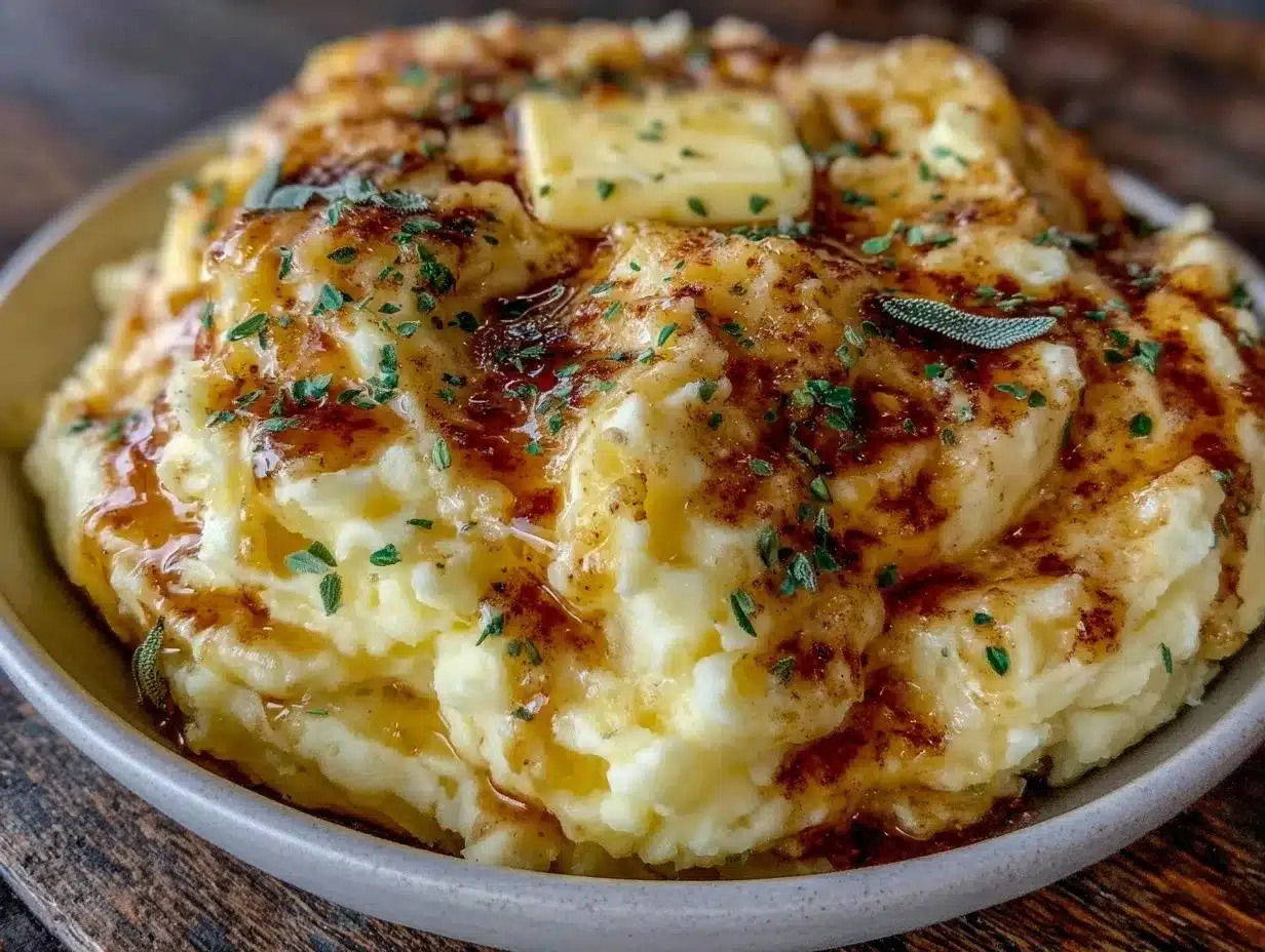 brown butter sage mashed potatoes preparation steps
