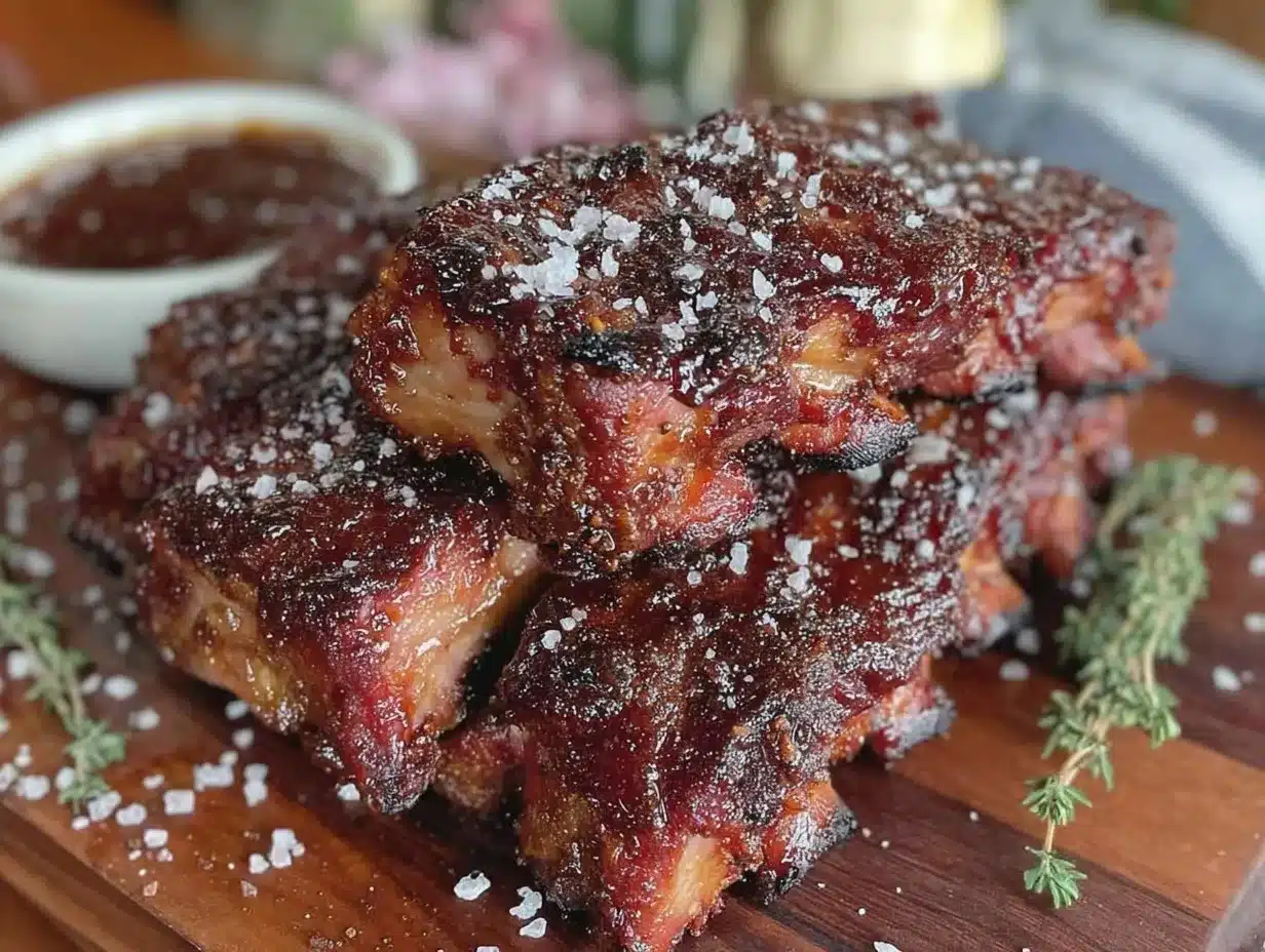 brown sugar bourbon glazed ribs preparation steps
