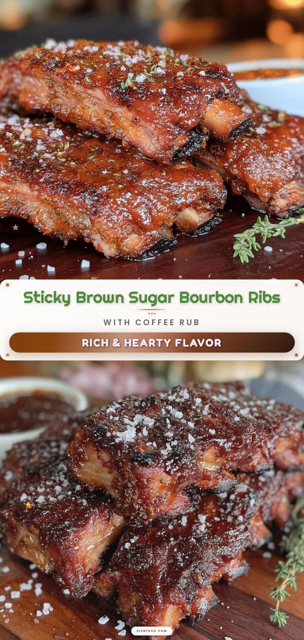 brown sugar bourbon glazed ribs recipe