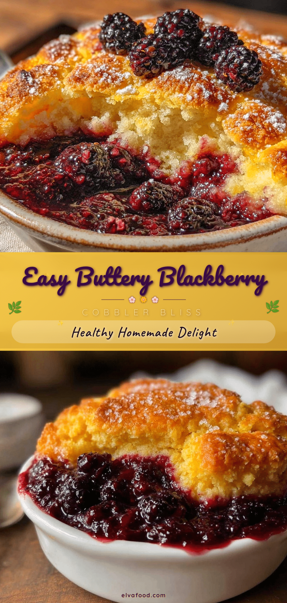 buttery blackberry cobbler recipe