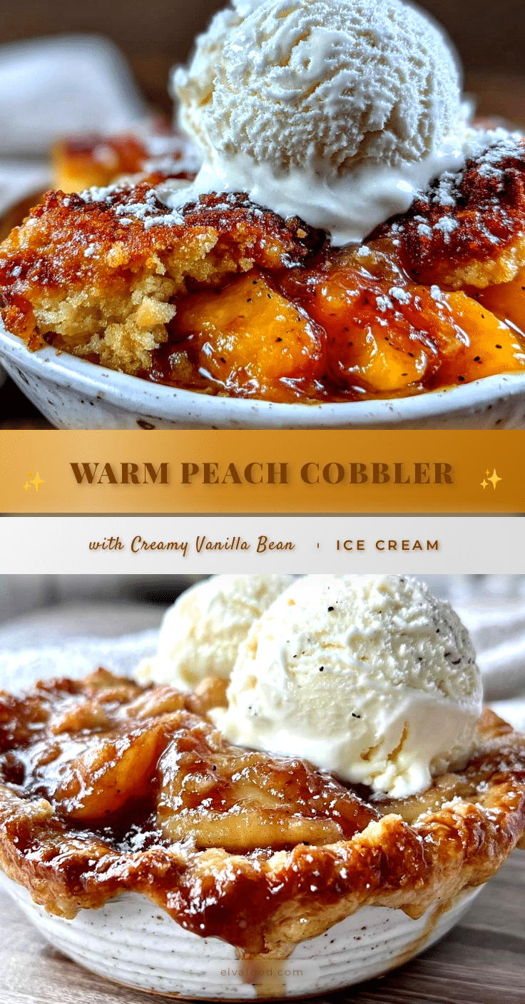 cozy peach cobbler recipe
