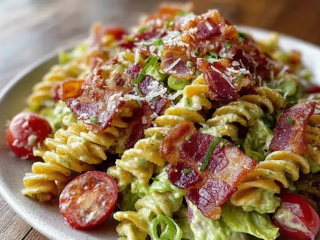 creamy BLT pasta salad - featured image