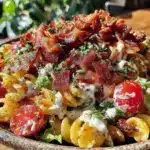 creamy BLT pasta salad - featured image