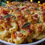 creamy butternut squash mac and cheese - featured image