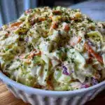creamy classic American coleslaw recipe - featured image