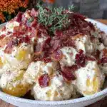 creamy dill potato salad - featured image