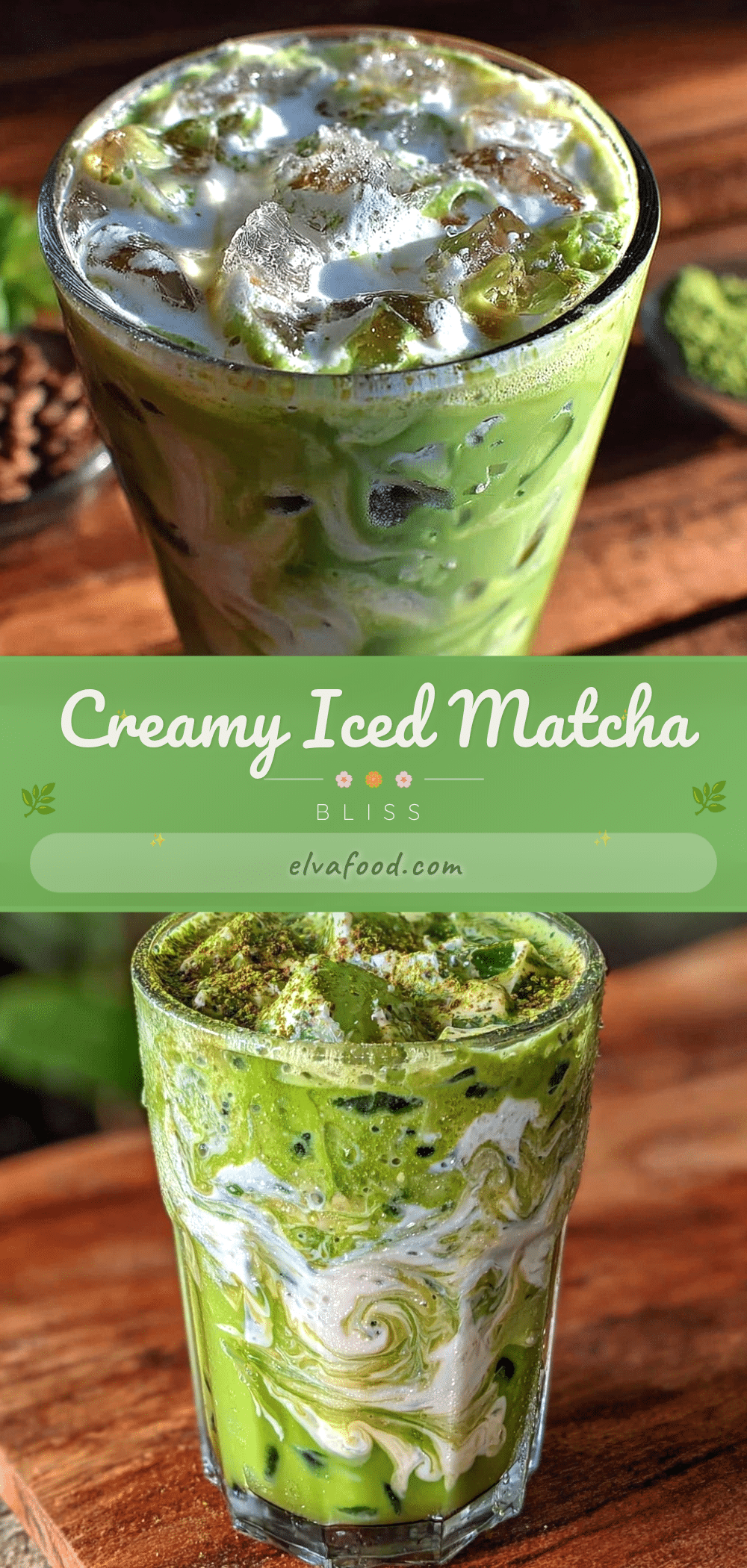 creamy iced matcha latte recipe