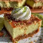 creamy key lime pie bars - featured image