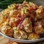 creamy loaded bacon ranch potato salad - featured image