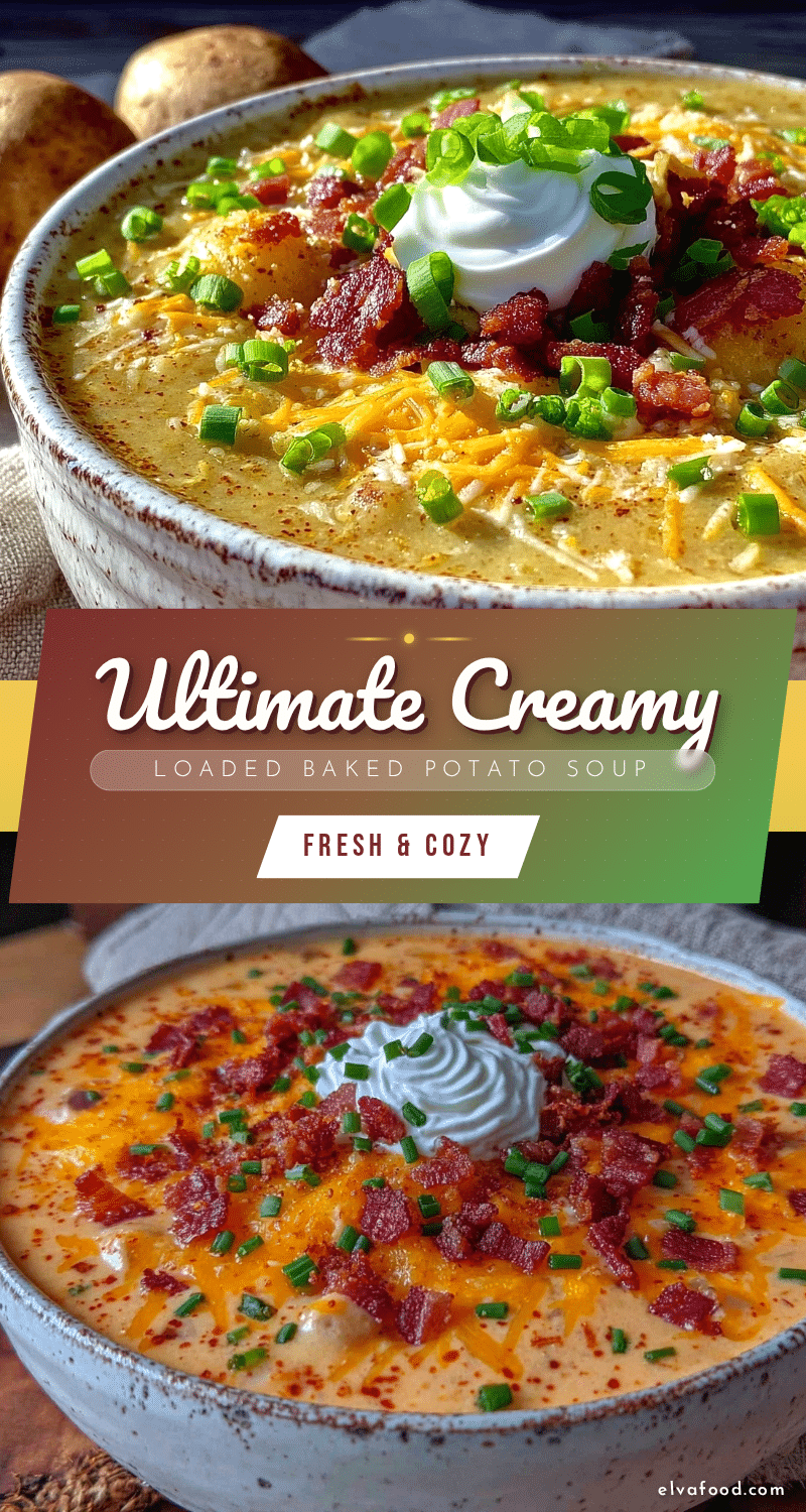 creamy loaded baked potato soup recipe