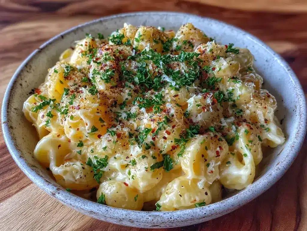 creamy mac and cheese stovetop recipe without roux - featured image