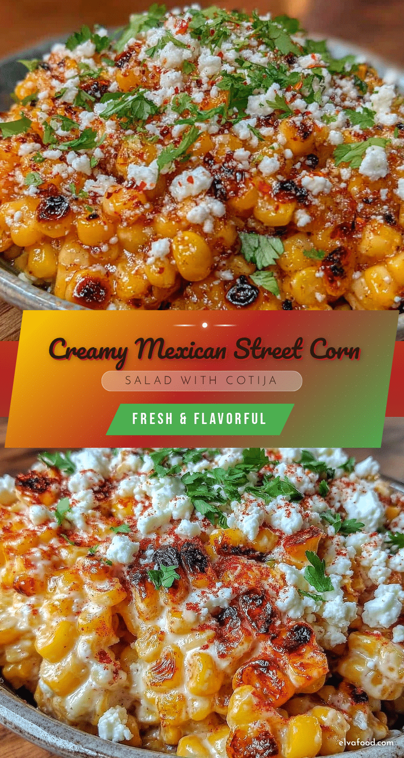creamy mexican street corn salad recipe