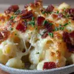 creamy smoked gouda mac and cheese - featured image
