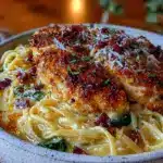 creamy Tuscan chicken pasta - featured image
