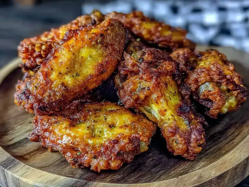 crispy air fryer chicken wings - featured image