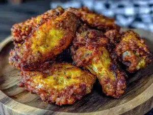 crispy air fryer chicken wings - featured image