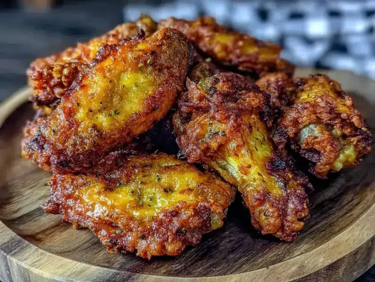 crispy air fryer chicken wings - featured image