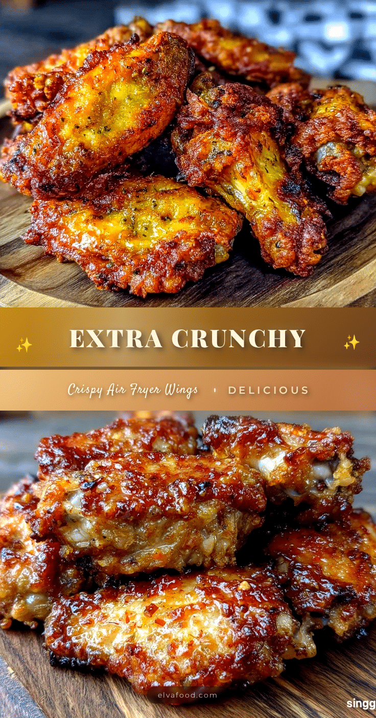crispy air fryer chicken wings recipe