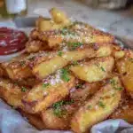 crispy air fryer french fries - featured image