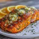 crispy air fryer salmon - featured image