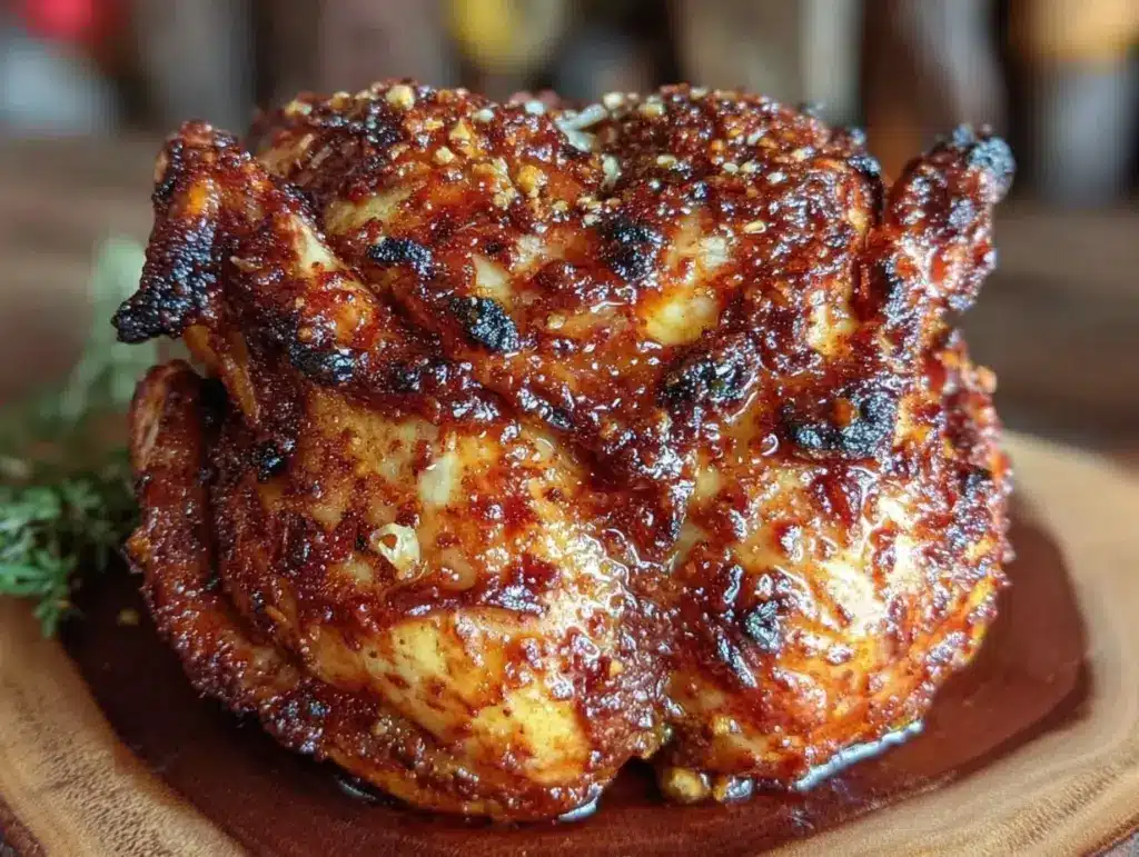 crispy beer can chicken - featured image