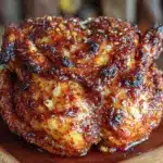 crispy beer can chicken - featured image