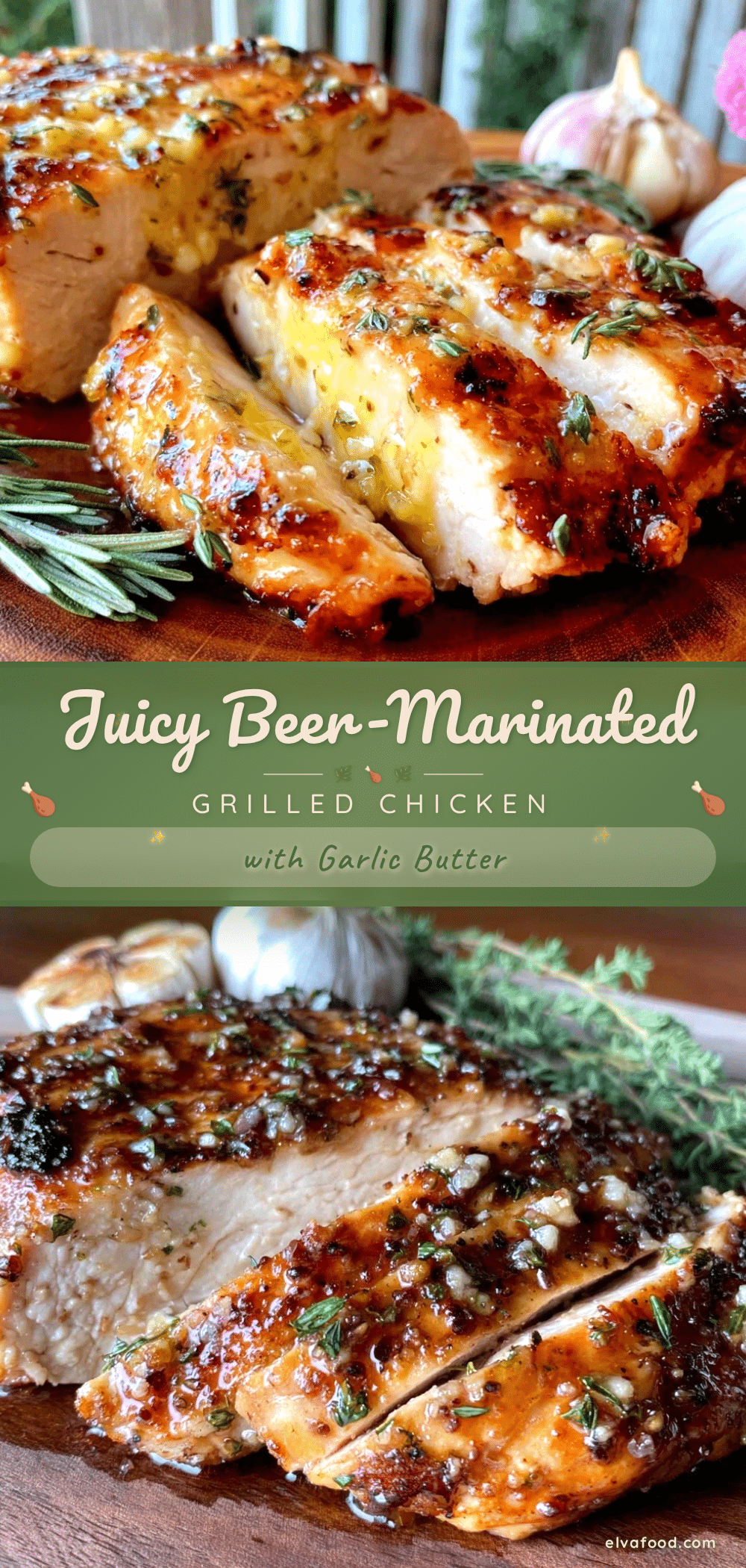 crispy beer-marinated grilled chicken recipe