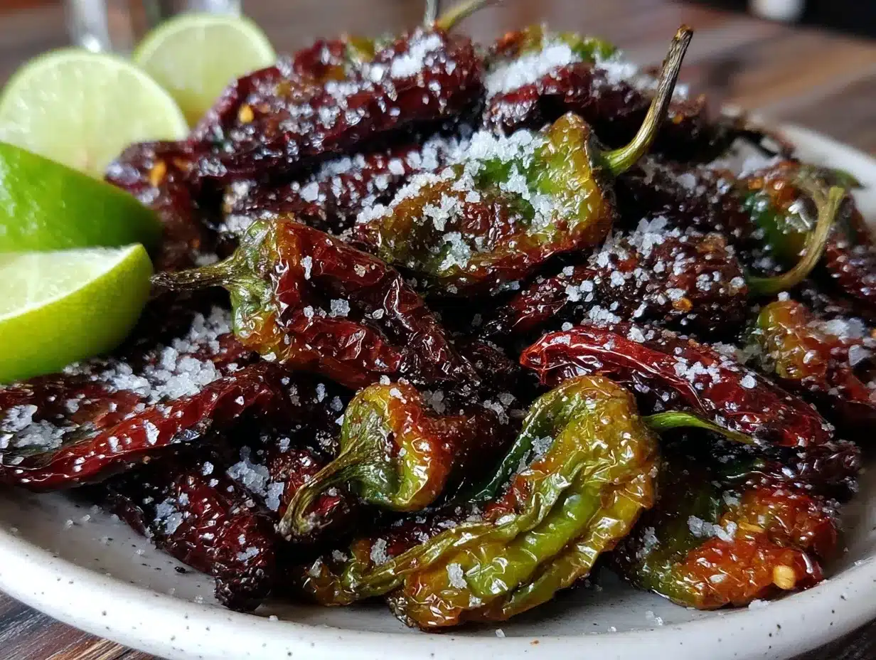 crispy blistered shishito peppers preparation steps