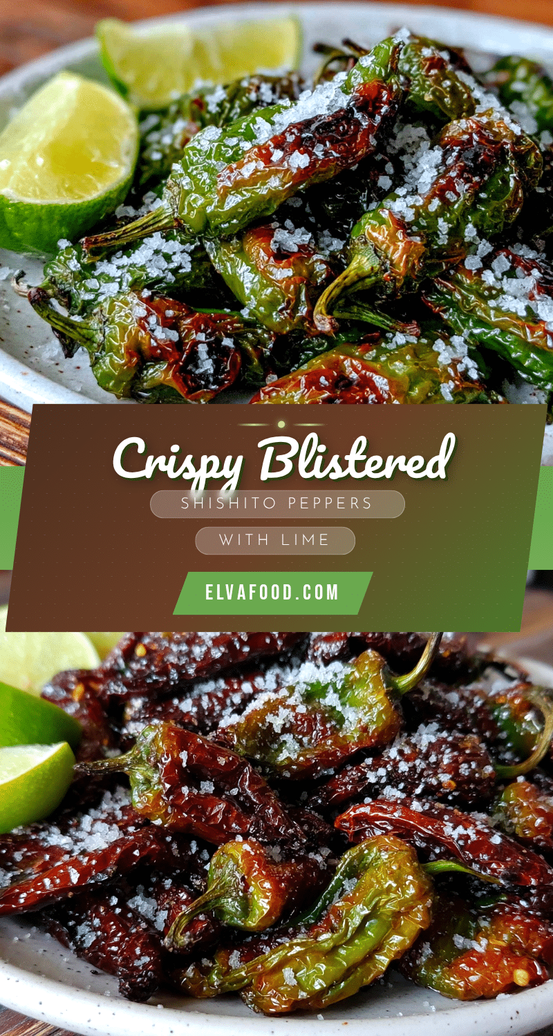 crispy blistered shishito peppers recipe