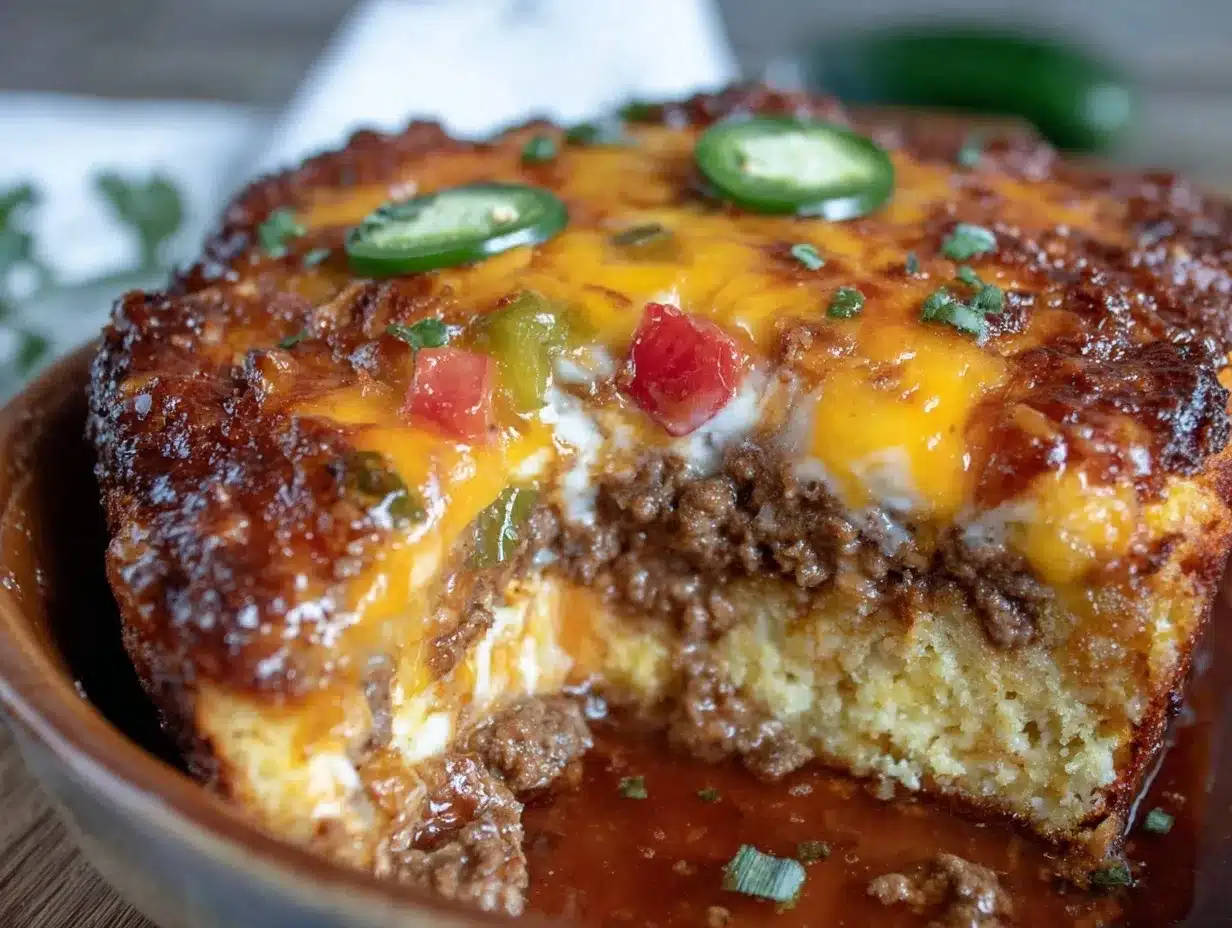 crispy cheesy beef taco casserole preparation steps