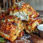 crispy garlic parmesan chicken thighs air fryer recipe - featured image